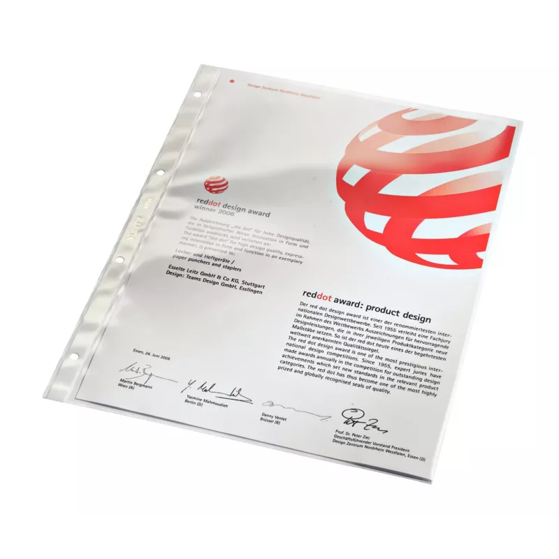 Leitz Pocket 80my A4, A4, trasparente, cloruro di polivinile (PVC), 230 mm, 305 mm, 10 g