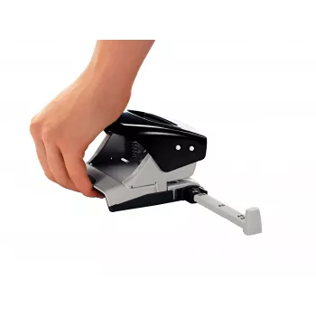 Leitz NeXXt Perforatore 5008, 2 fori 30 fogli, 30 fogli, nero, bianco, metallo, 3 mm, A6, 107 mm