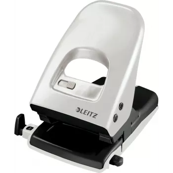 Leitz Perforatore 5138 NeXXt, 2 fori 40 fogli metallo, 40 fogli, grigio, metallo, 8 cm, 5,5 mm, A5