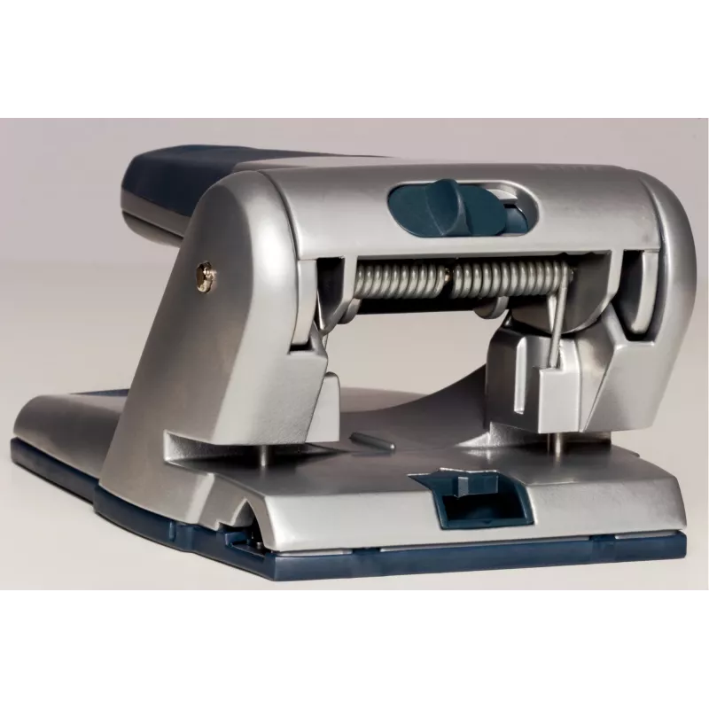 Leitz Perforatore Heavy Duty, 65 fogli, nero, grigio, 8 cm, 5,5 mm, A4, 130 mm