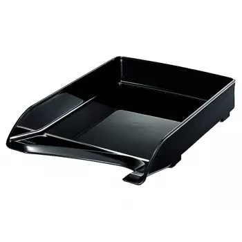 Leitz Elegante vassoio portadocumenti, polistirene, nero, 250 mm, 350 mm, 63 mm, 370 g