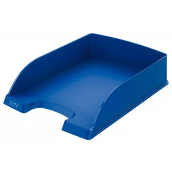 Leitz Plus Vassoio portadocumenti, standard, polistirene, blu, 255 mm, 357 mm, 70 mm, 280 g