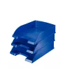 Leitz Plus Vassoio portadocumenti, standard, polistirene, blu, 255 mm, 357 mm, 70 mm, 280 g