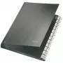 Leitz 58240095 Rubrica a anelli nera cartone A4