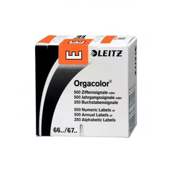Leitz 66141000 Etichetta adesiva rettangolo arrotondato arancione