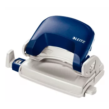 Leitz Perforatore 5058 NeXXt, 2 fori 10 fogli, 10 fogli, blu, plastica, 8 cm, 5,5 mm, A5