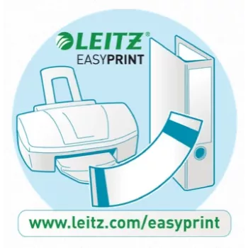 Leitz etichette per dorso stampabili da PC per raccoglitori standard