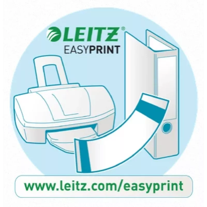 Leitz etichette per dorso stampabili da PC per raccoglitori standard