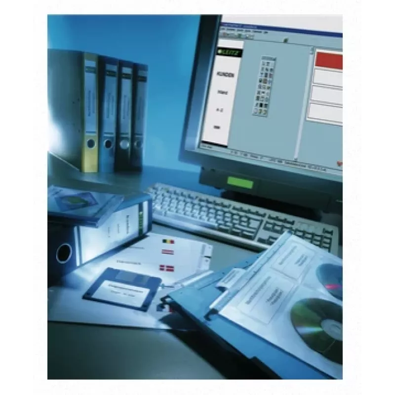 Leitz etichette per dorso stampabili da PC per raccoglitori standard