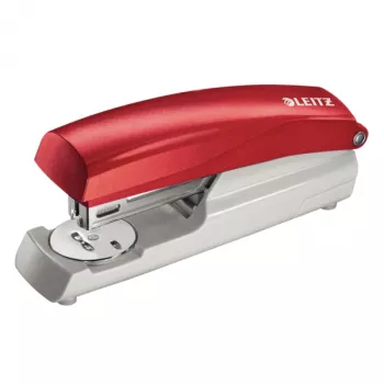 Leitz cucitrice 5500, 30 fogli, 30 fogli, rosso, 24/6, 26/6, 3 mm, meccanismo a caricamento dall'alto, 140 graffe