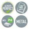 Leitz cucitrice 5522 NeXXt, 40 fogli, metallo, 40 fogli, blu, P4, metallo, plastica, 80 g/m², 140 graffe