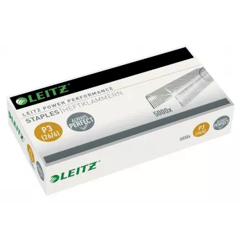 Leitz graffe P3 26/6 confezione da 5000 pezzi, confezione di graffe, 26/6, 6 mm, 210 graffe, cucitura, 26/6