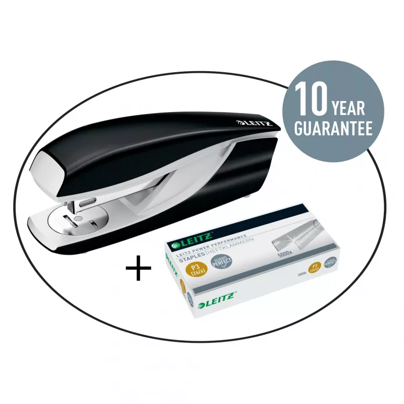 Leitz graffe P3 26/6 confezione da 5000 pezzi, confezione di graffe, 26/6, 6 mm, 210 graffe, cucitura, 26/6