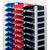 Leitz vassoio portadocumenti Rack Plus 3 scomparti, plastica, nero, A4, A4, 3 cassetti, lettere