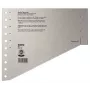 Leitz 16510085 linguette per registri linguette per registri in bianco cartone grigio