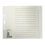 Leitz 12240085 registro con linguette registro con linguette in bianco carta grigio