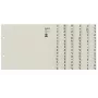 Leitz 13240085 registro con linguette registro con linguette alfabetico carta grigio