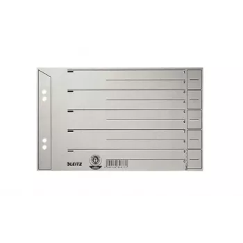 Leitz 16560085 fogli separatore cartone grigio 1 pezzo