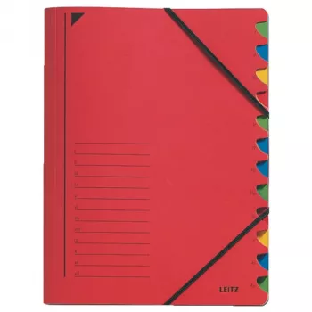 Leitz 39120025 registro in cartone, rosso