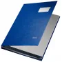 Leitz 5701-00-35 cartella per firme, 10 scomparti, A4, blu