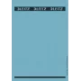 Leitz 16870035 Etichetta adesiva rettangolare blu 75 pz.