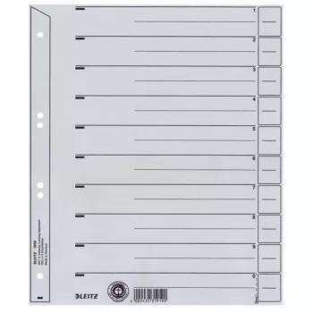 Leitz Segnalibro, grigio, 240 mm, 300 mm Leitz Segnalibro, grigio. Larghezza: 240 mm, altezza: 300 mm