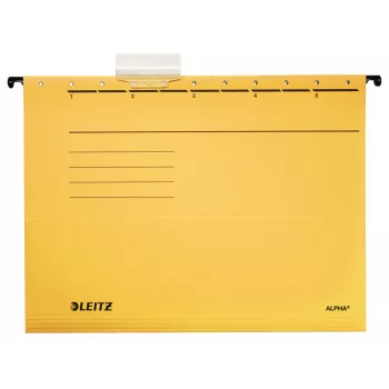 Leitz Alpha Cartella sospesa cartoncino A4 gialla