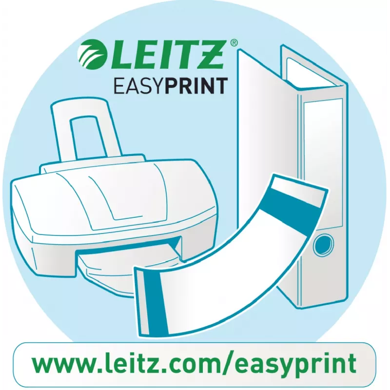 Leitz 16862025 Etichetta adesiva rettangolare rossa 150 pz.