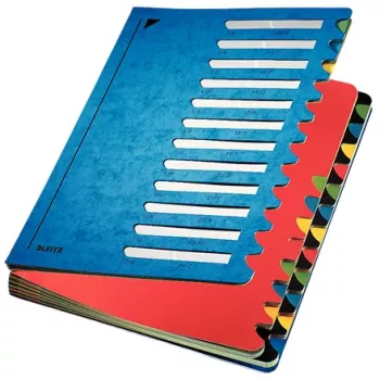 Leitz 5914-00-35 cartella organizer da scrivania A-Z, 24 scomparti, A4, blu