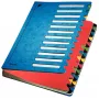 Leitz 5914-00-35 cartella organizer da scrivania A-Z, 24 scomparti, A4, blu