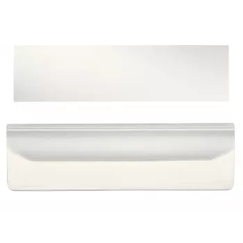 Leitz Portaetichetta agganciabile con etichetta per vassoi portadocumenti Plus, plastica, trasparente, 55 mm, 15 mm, 20 g, 1 pz.