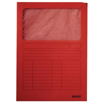 Leitz 39500025 raccoglitore, cartone, rosso, A4