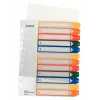 Esselte 12940000 indice numerico polipropilene (PP) colorato