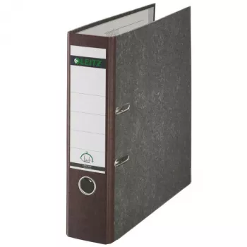 Leitz raccoglitore a leva in plastica A4 80 mm 180° anelli marrone
