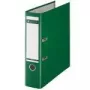 Leitz raccoglitore a leva in plastica A4 80 mm 180° verde anelli