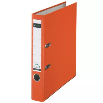 Leitz raccoglitore a leva 180° plastica, A4, polietilene, arancione, 350 fogli, 5 cm, 285 mm