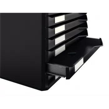 Leitz set moduli, nero, A4, A5, A6, verticale, 10 cassetti, busta, raccoglitore, lettera, nota, 4,3 kg