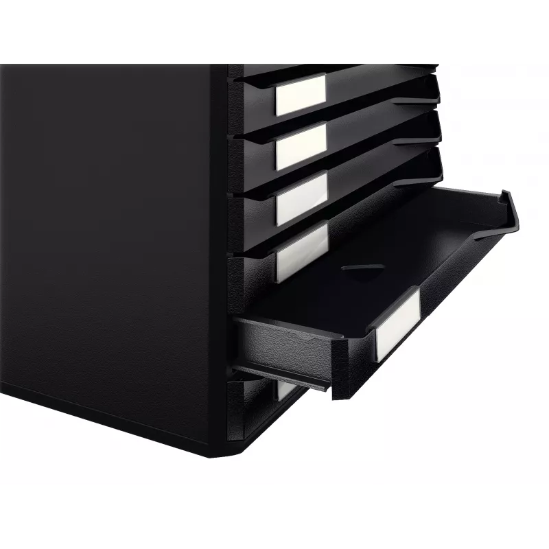 Leitz set moduli, nero, A4, A5, A6, verticale, 10 cassetti, busta, raccoglitore, lettera, nota, 4,3 kg