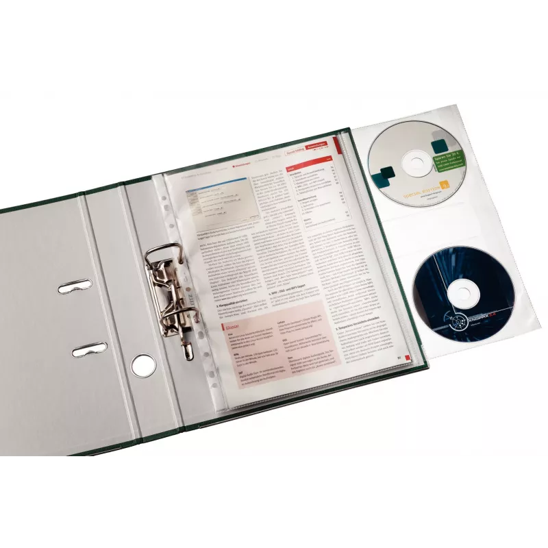 Leitz custodia CD Premium A4, 30 % plastica riciclata da rifiuti pre-consumo