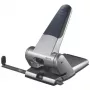 Leitz perforatore Heavy Duty, 65 fogli, argento, 8 cm, 5,5 mm, A5, 1 kg