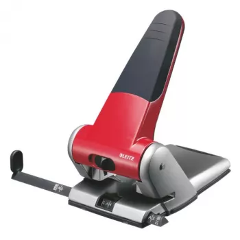 Leitz Heavy Duty 5180 perforatore 65 fogli rosso