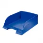 Leitz vassoio portadocumenti Plus Jumbo, plastica, blu, A4, busta, lettera, nota, carta, 242 x 330 x 95 mm, 255 x 357 x 103 mm