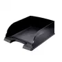 Leitz Vassoio portadocumenti Plus Jumbo, plastica, nero, A4, busta, lettera, nota, carta, 242 x 330 x 95 mm, 255 x 357 x 103 mm