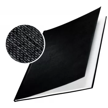 Leitz impressBIND Copertine tela rigida 10,5 mm, A4, cartone, nero, opaco, 105 fogli, 1,05 cm