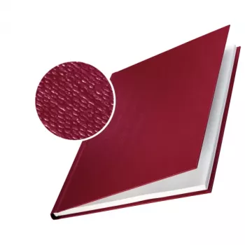 Leitz impressBIND Copertine tela rigida 14,0 mm, A4, cartone, rosso, 140 fogli, 216 mm, 302 mm