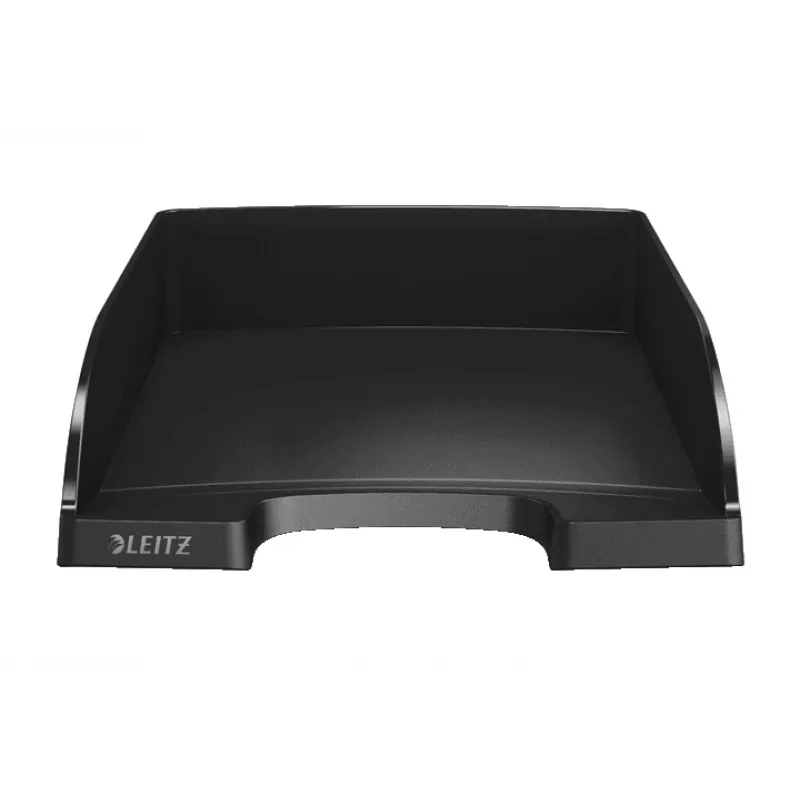 Leitz Vassoio portadocumenti Plus, plastica, nero, A4, 242 x 330 x 60 mm, 255 mm, 357 mm