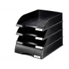 Leitz Vassoio portadocumenti Plus, plastica, nero, A4, 242 x 330 x 60 mm, 255 mm, 357 mm