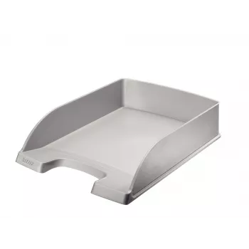 Leitz Plus Cestino portadocumenti polistirene argento