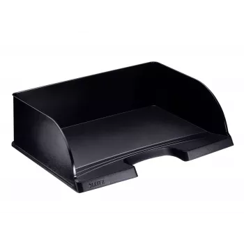 Leitz Briefablage Plus Landscape Jumbo, plastica, nero, busta, lettera, nota, carta, 350 x 103 x 273 mm, 363 x 273 x 103 mm, 400 g