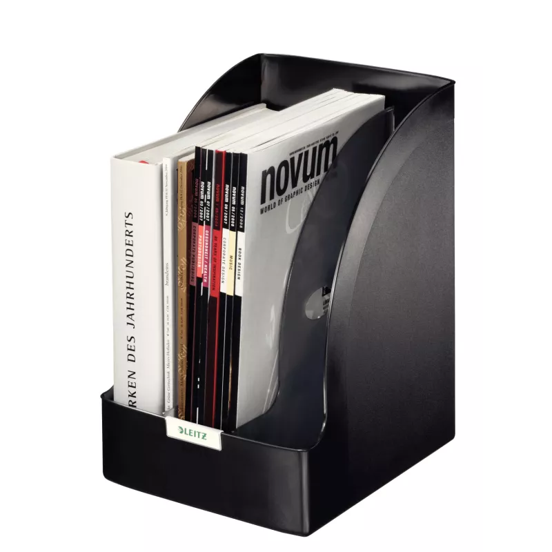 Leitz Magazinsammler Plus Jumbo, nero, plastica, A4, 20,5 cm, 213 mm, 321 mm